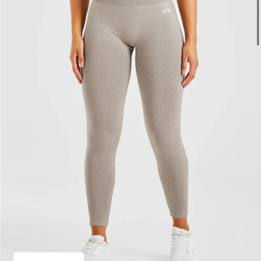 AYBL - Taupe Marl Empower Seamless Leggings size M - Picture 4 of 10